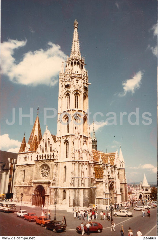 Greeting from Budapest - cathedral - 1988 - Hungary - used - JH Postcards
