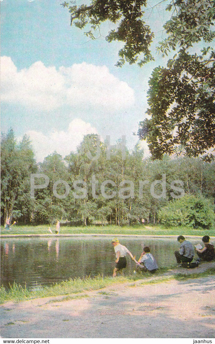 Moscow - Sokolniki - Golden Pond - 1965 - Russia USSR - unused - JH Postcards