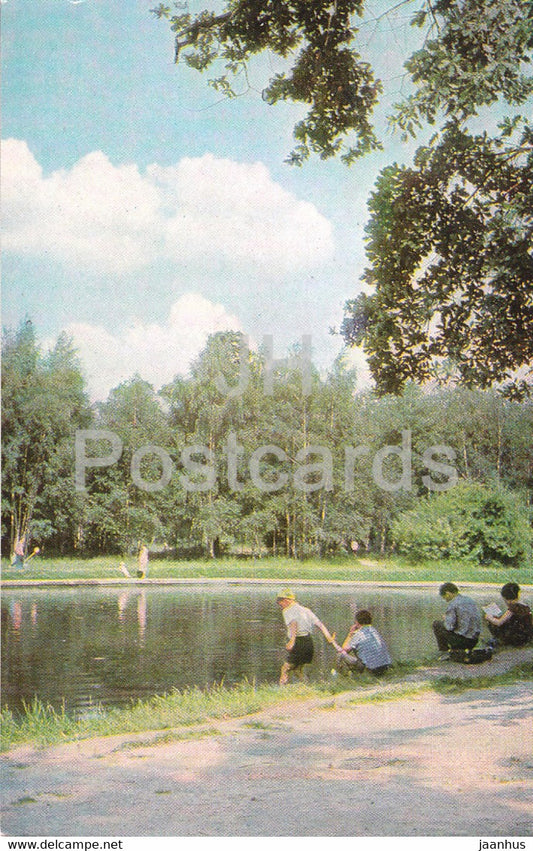 Moscow - Sokolniki - Golden Pond - 1965 - Russia USSR - unused - JH Postcards