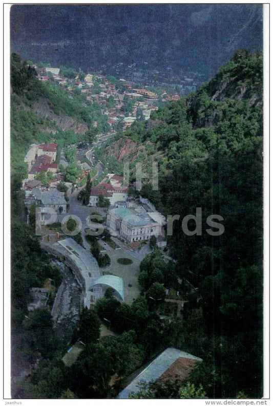 valley - views of Georgia - Borjomi - 1971 - Georgia USSR - unused - JH Postcards