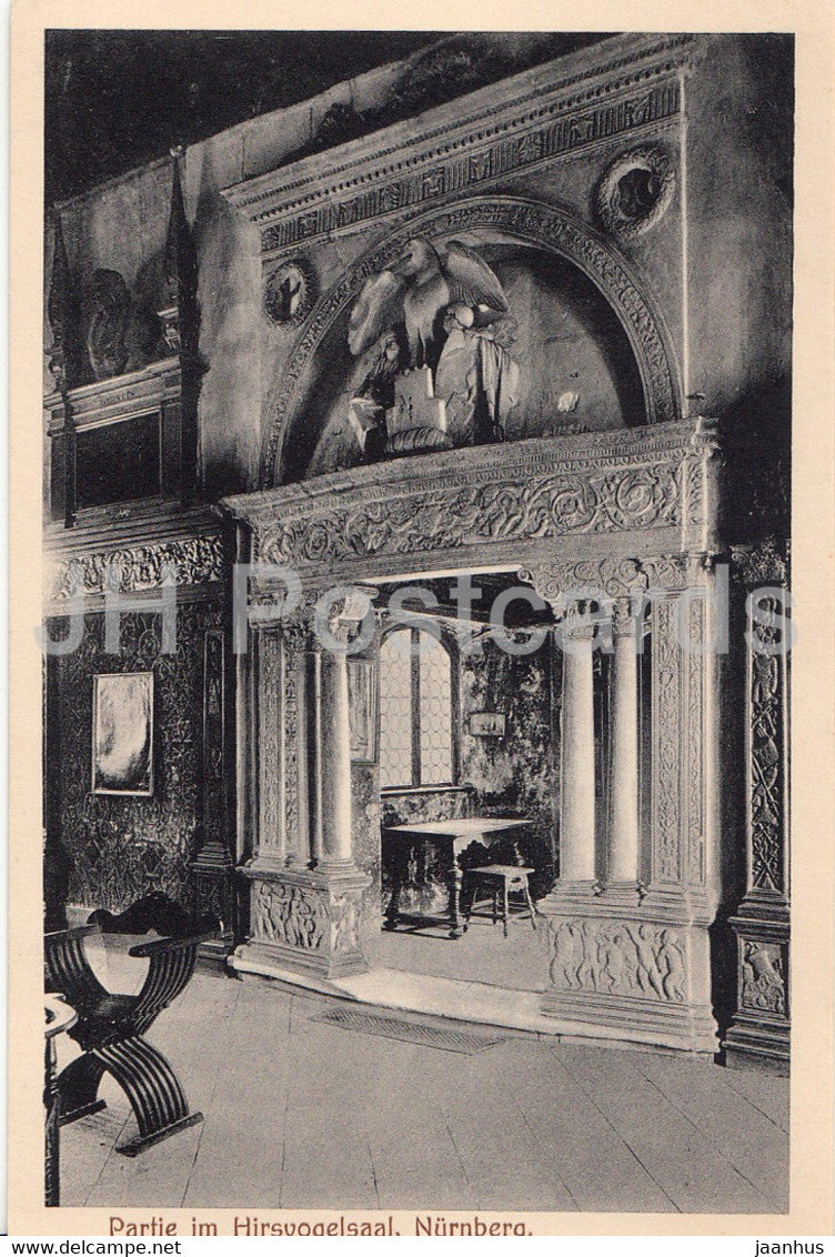 Nurnberg - Partie aus dem Hirsvogelsaal - 24 - old postcard - Germany - unused - JH Postcards