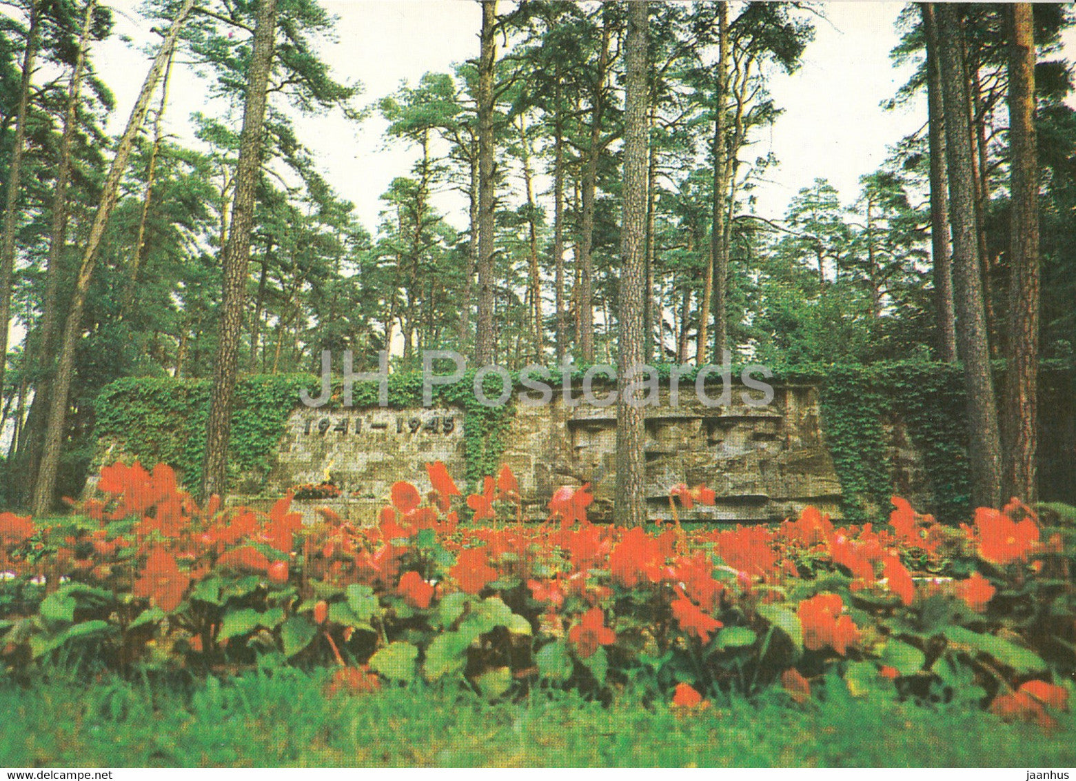 Jurmala - Fraternal cemetery at Bulduri - 1986 - Latvia USSR - unused - JH Postcards