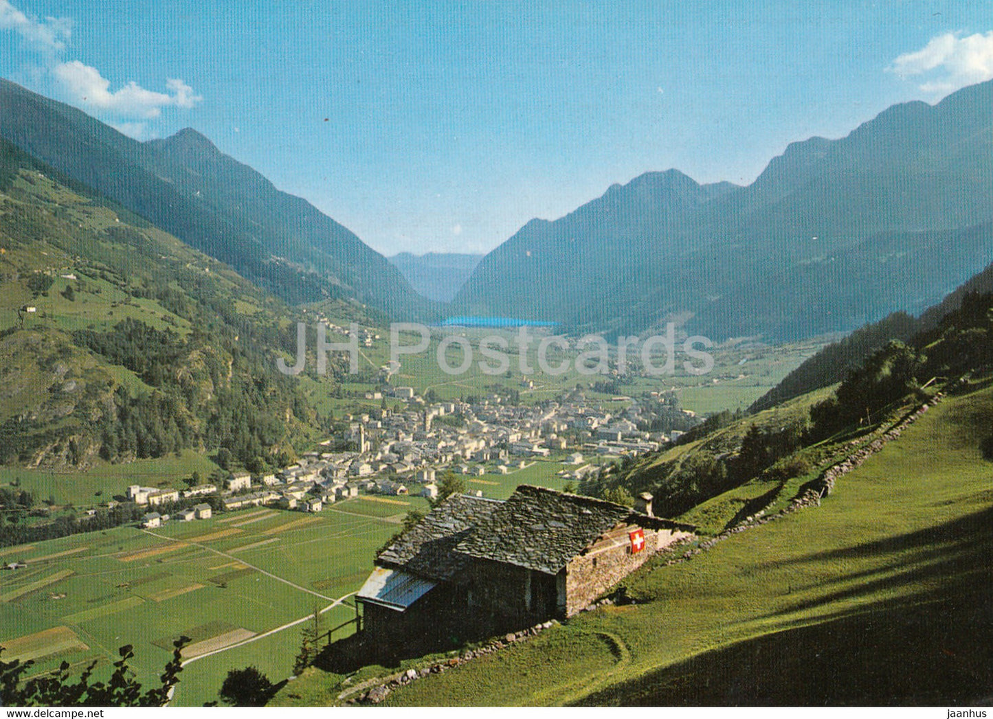 Poschiavo 1014 m e Lago - 1971 - Switzerland - used - JH Postcards