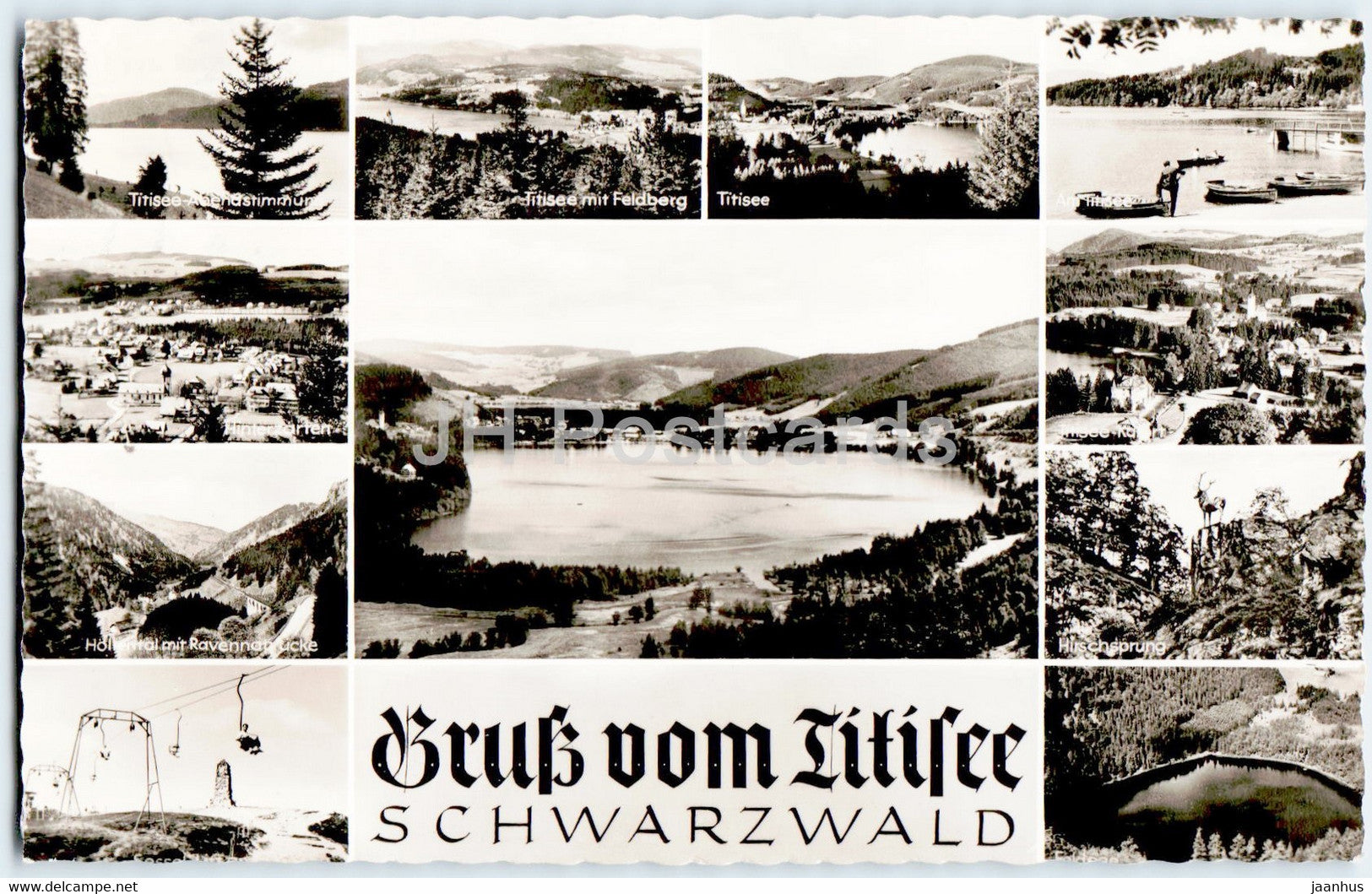 Gruss vom Titisee Schwarzwald - 1964 - Germany - used - JH Postcards