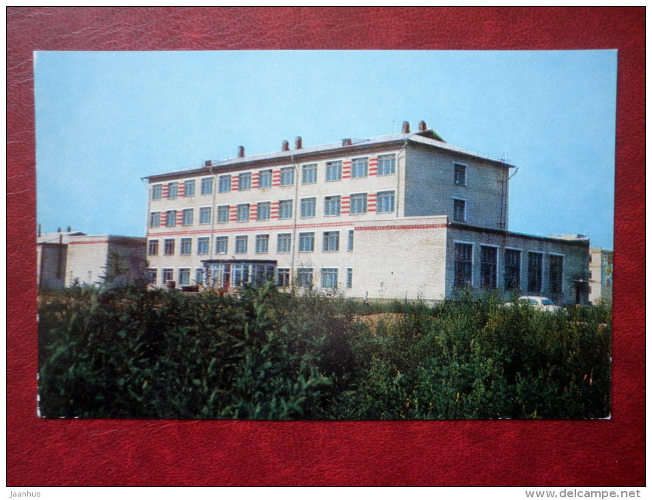 Mechanics and Technology College - Birobidzhan - 1971 - Russia USSR - unused - JH Postcards