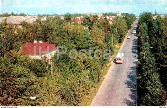 Obninsk - Lenin prospekt - avenue - 1976 - Russia USSR - unused - JH Postcards