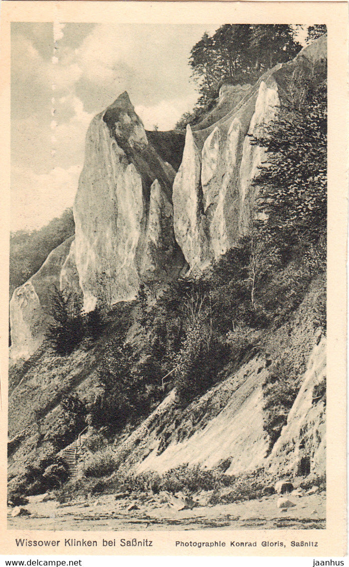 Wissower Klinken bei Sassnitz - old postcard - Germany - unused - JH Postcards