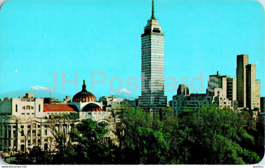 Palacio de Bellas Artes y Torre Latinoamericana - V4113 - Mexico - unused
