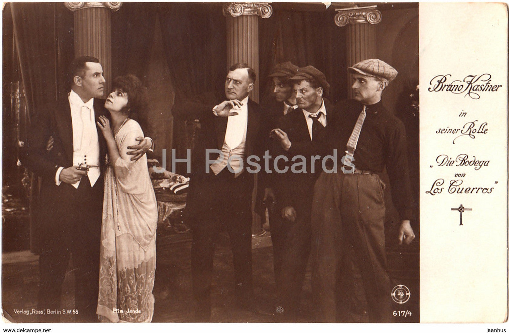 Bruno Kastner in seiner Rolle Die Bodega von Los Cuerros - Film - Movie - 617 - Germany - old postcard - unused - JH Postcards