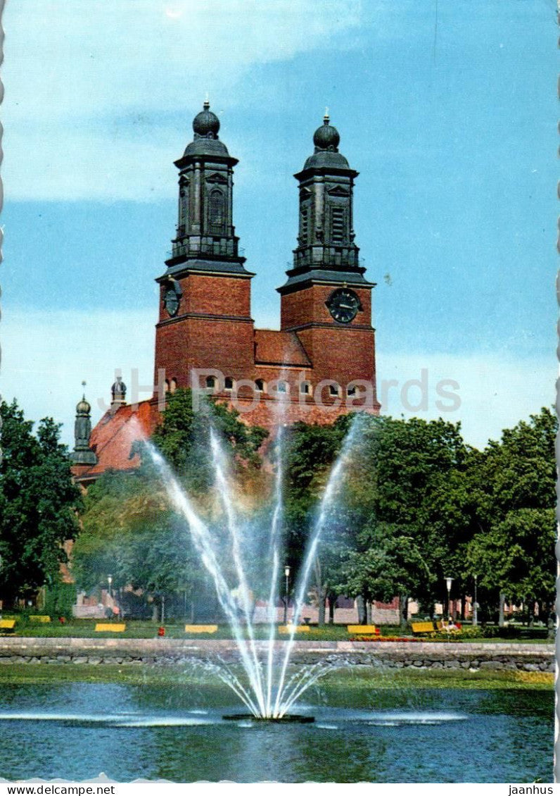 Eskilstuna - Klosters Kyrka - church - 66/9 - Sweden – used – JH Postcards