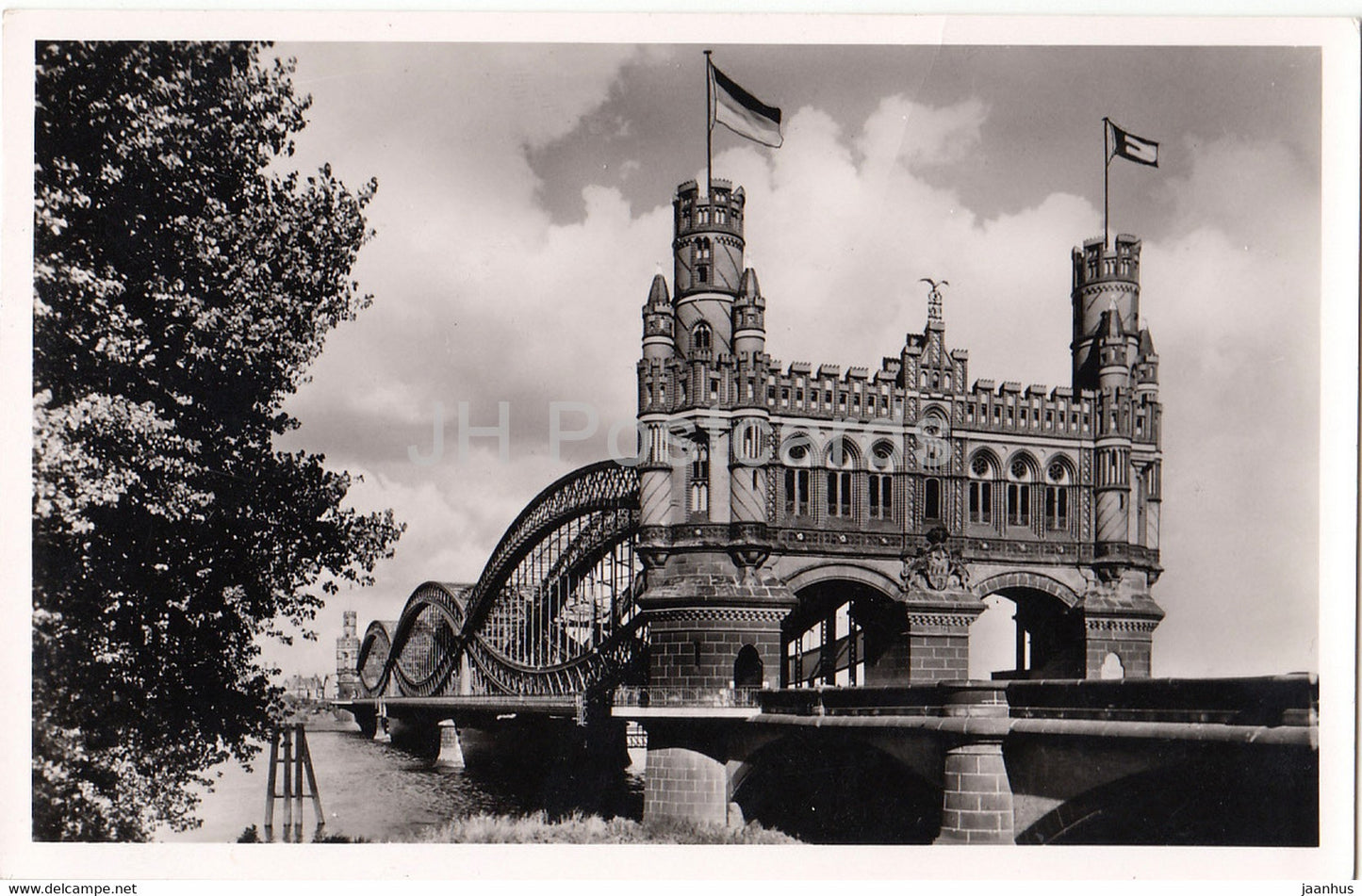 Hamburg - Norder Elbbrucken - bridge - Germany - unused - JH Postcards