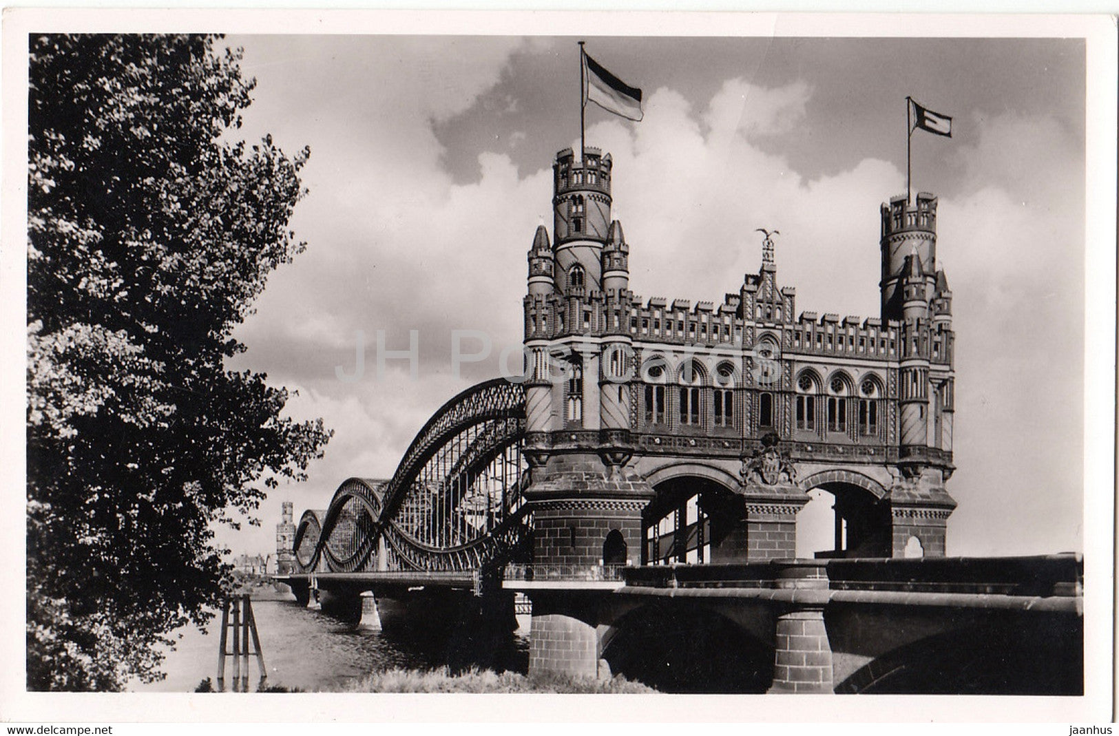 Hamburg - Norder Elbbrucken - bridge - Germany - unused - JH Postcards
