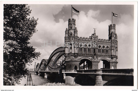 Hamburg - Norder Elbbrucken - bridge - Germany - unused - JH Postcards