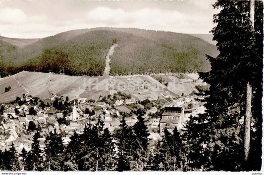 Lautenthal im Oberharz - Blick vom Bromberg - old postcard - 1957 - Germany - used - JH Postcards