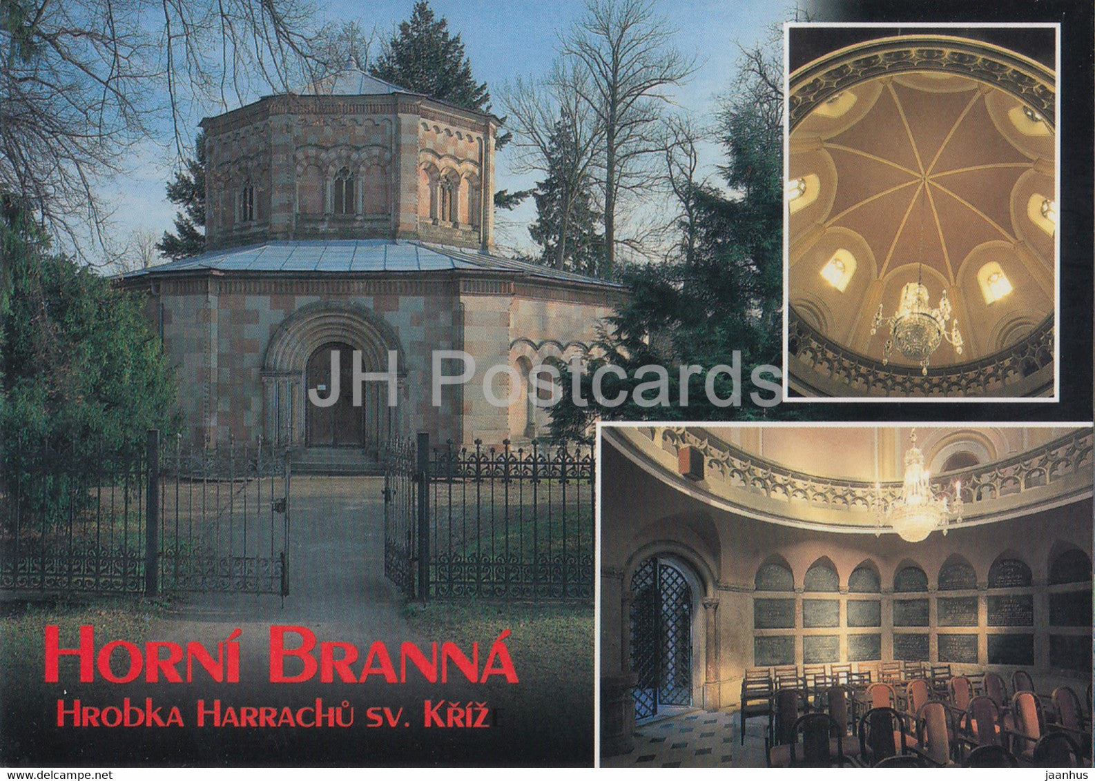Horni Branna - hrobka Harrachu Sv Krize - 2000 - Czech Republic - used - JH Postcards