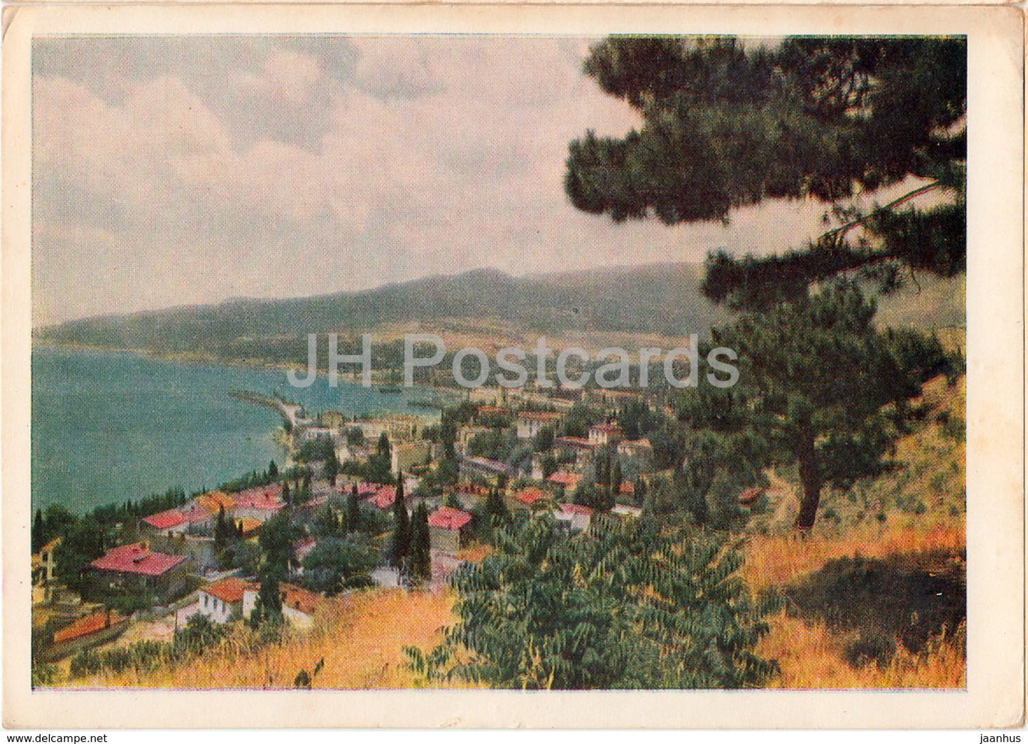 Yalta - Crimea - 1956 - Ukraine USSR -  used - JH Postcards