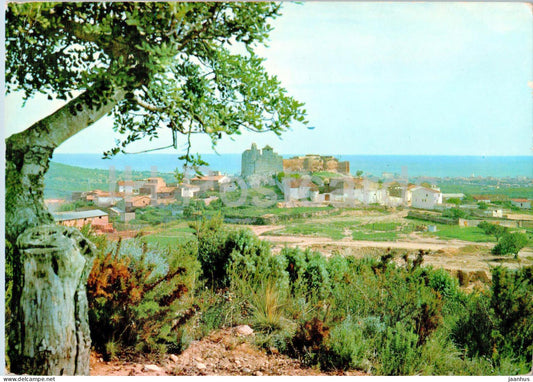 Calafell - Vista Parcial Castillo - Partial view and Castle - Costa Dorada Tarragona - 21 - 1968 - Spain - used - JH Postcards