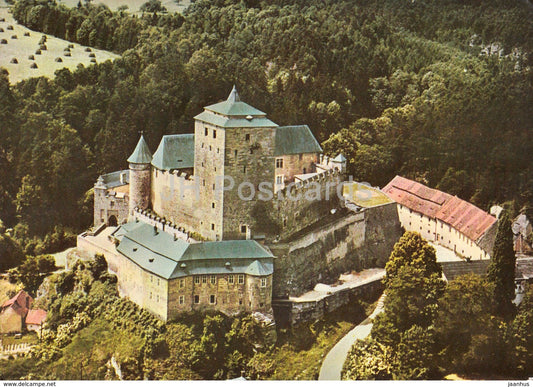 Cesky Raj - Czech Paradise - Kost - gothic Castle - Czechoslovakia - Czech Republic - old postcard - unused - JH Postcards