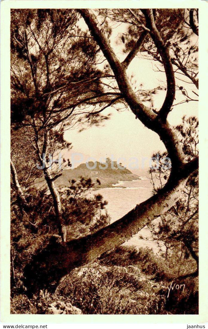 Le Cap Ferrat vu a travers les Pins d'Alep - La Douce France - Cote d'Azur - old postcard - France - unused - JH Postcards