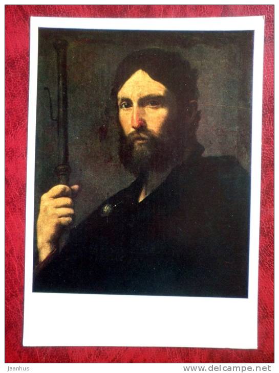 Painting by Jusepe de Ribera - Apostle James the Greater - art - unused - JH Postcards