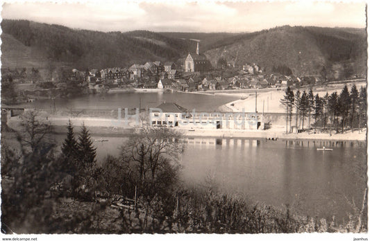 Wuppertal Beyenburg mit Stausee - old postcard - Germany - unused - JH Postcards