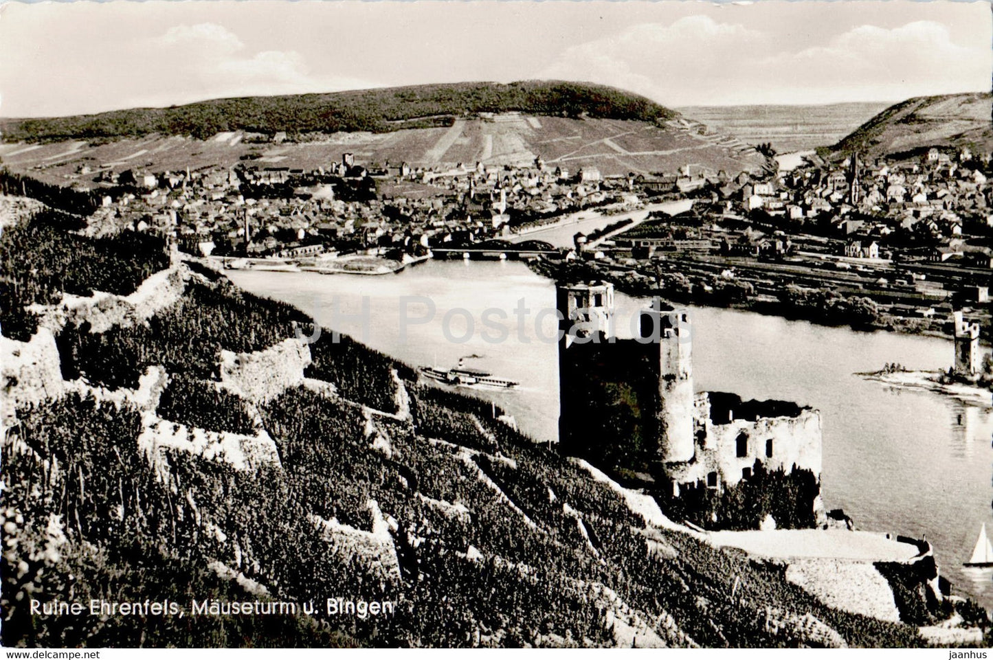 Ruine Ehrenfels - Mauseturm u Bingen - Germany - used - JH Postcards