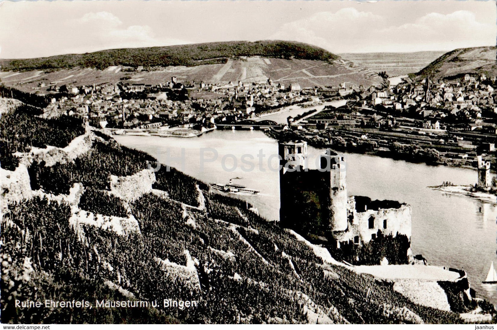 Ruine Ehrenfels - Mauseturm u Bingen - Germany - used - JH Postcards