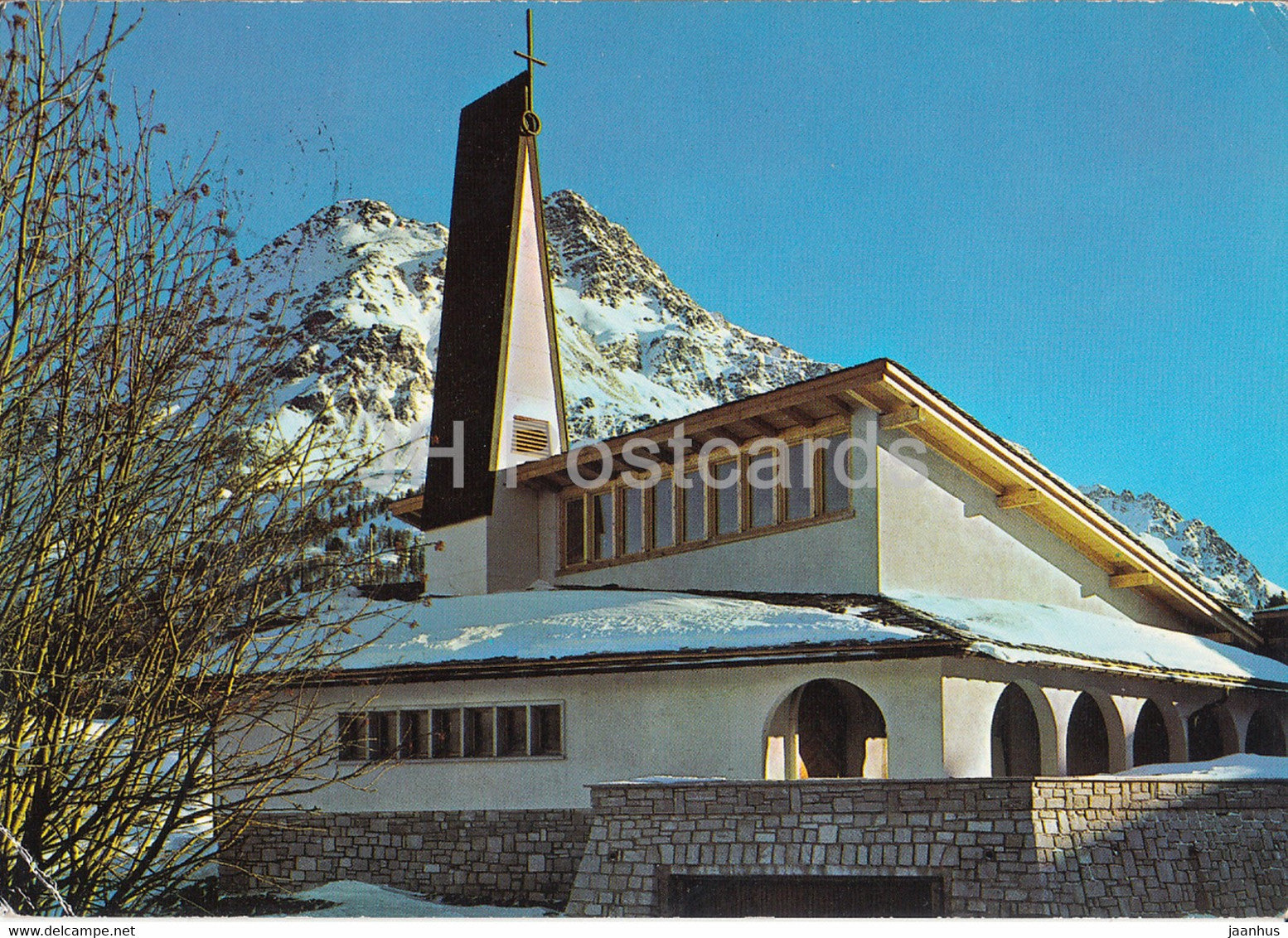 Neue Katholische Kirche von Maloja - church - 134 - 1972 - Switzerland - used - JH Postcards