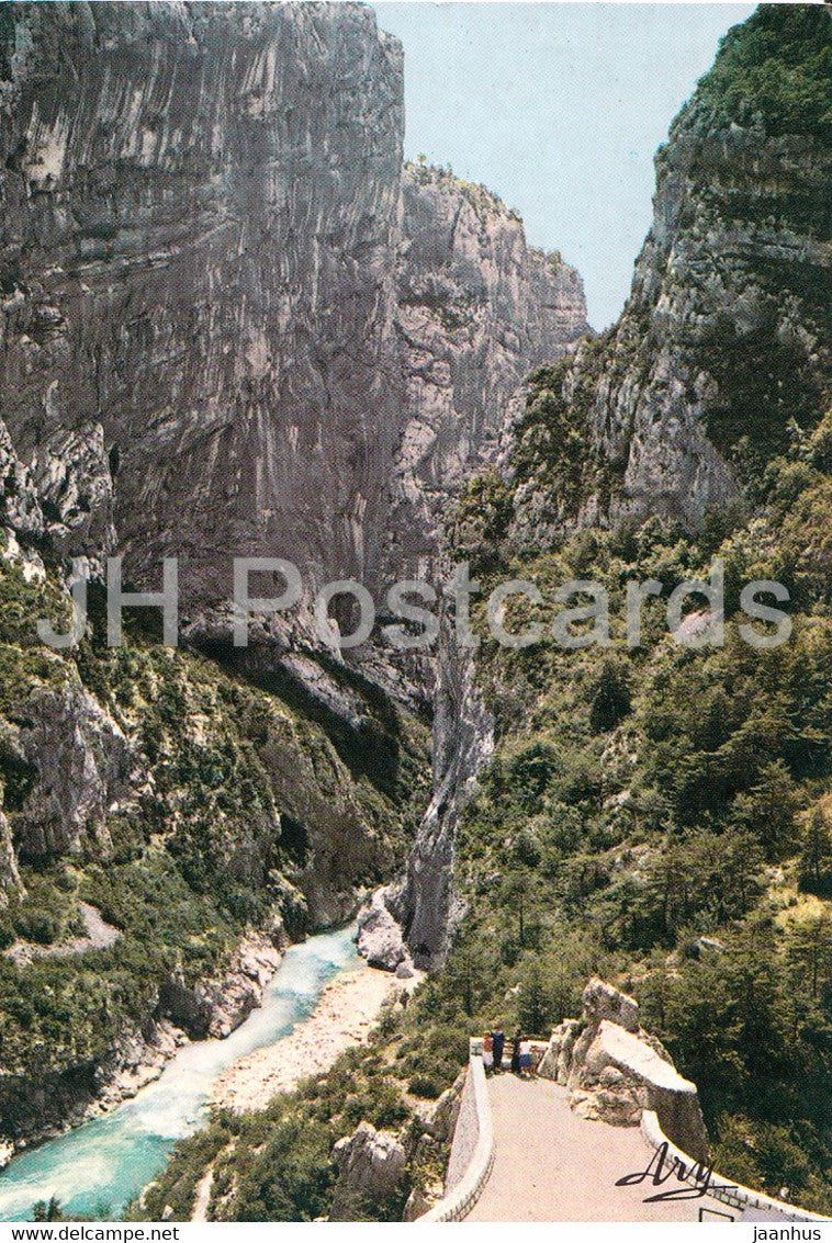 Le Couloir de Samson vu du nouveau Belvedere - Les Gorges Pittoresques du Verdon - 842 - France - unused - JH Postcards