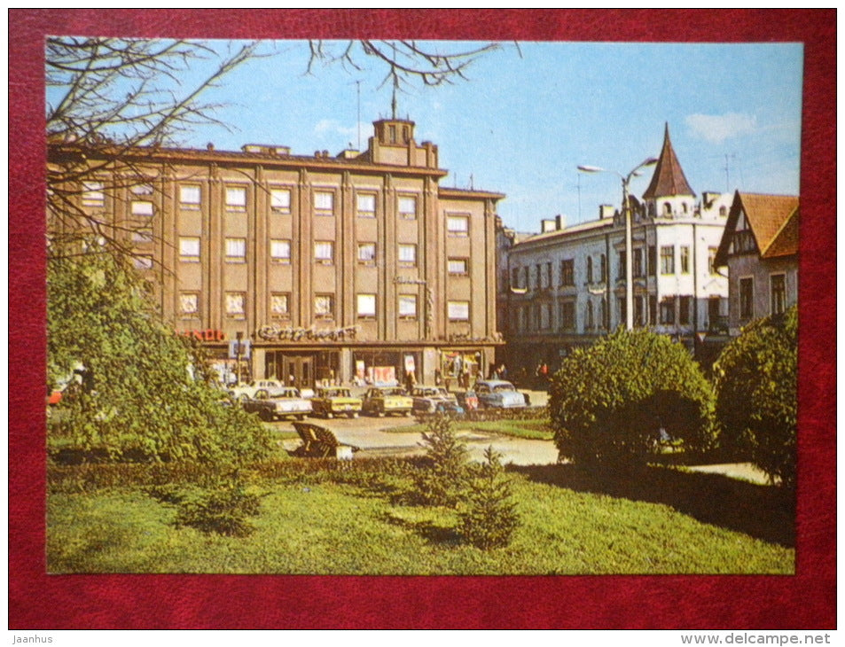Central Square - Viljandi - 1982 - Estonia USSR - unused - JH Postcards