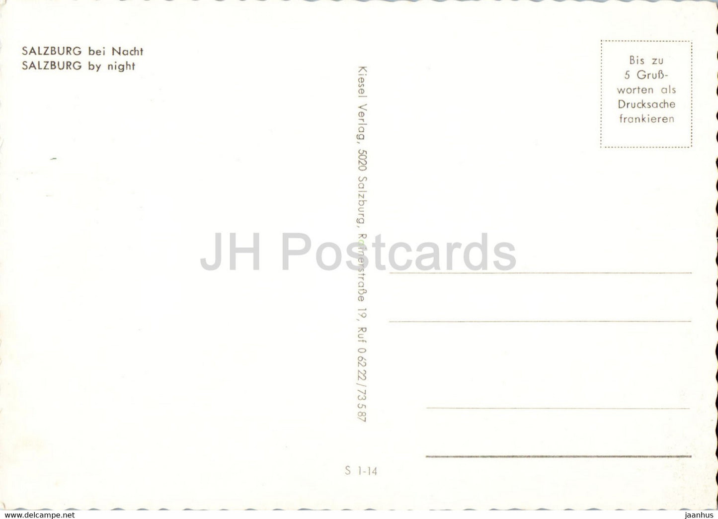 Salzburg bei Nacht - Austria - unused