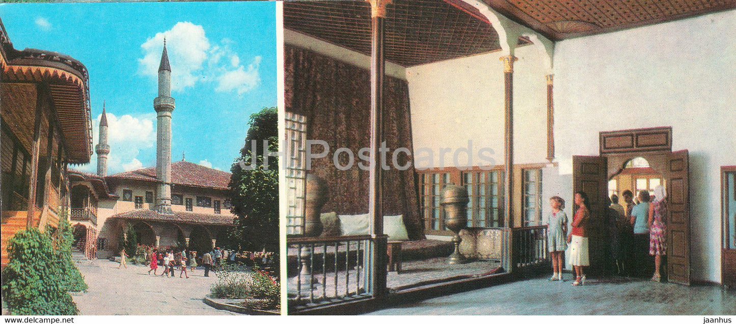 Bakhchysarai - Khan Dzhami Mosque - interior of the Ambassador Hall - Crimea - 1984 - Ukraine USSR - unused - JH Postcards