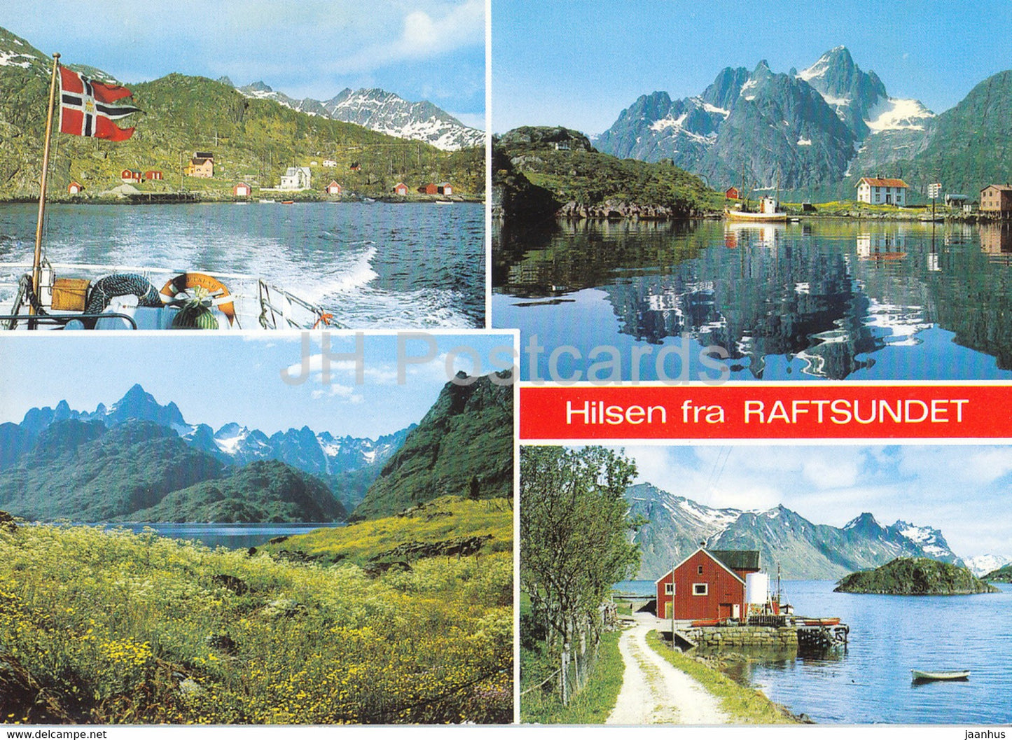 Hilsen fra Raftsundet - Norway - unused - JH Postcards