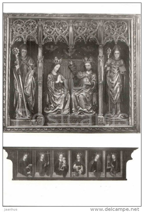 Walloner-Kirche St. Augustini Magdeburg - Spätgotischer Altar - Germany - 2001 gelaufen - JH Postcards