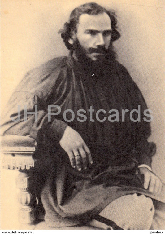 Russian Writer Leo Tolstoy - Moscow 1868 - 1970 - Russia USSR - unused - JH Postcards