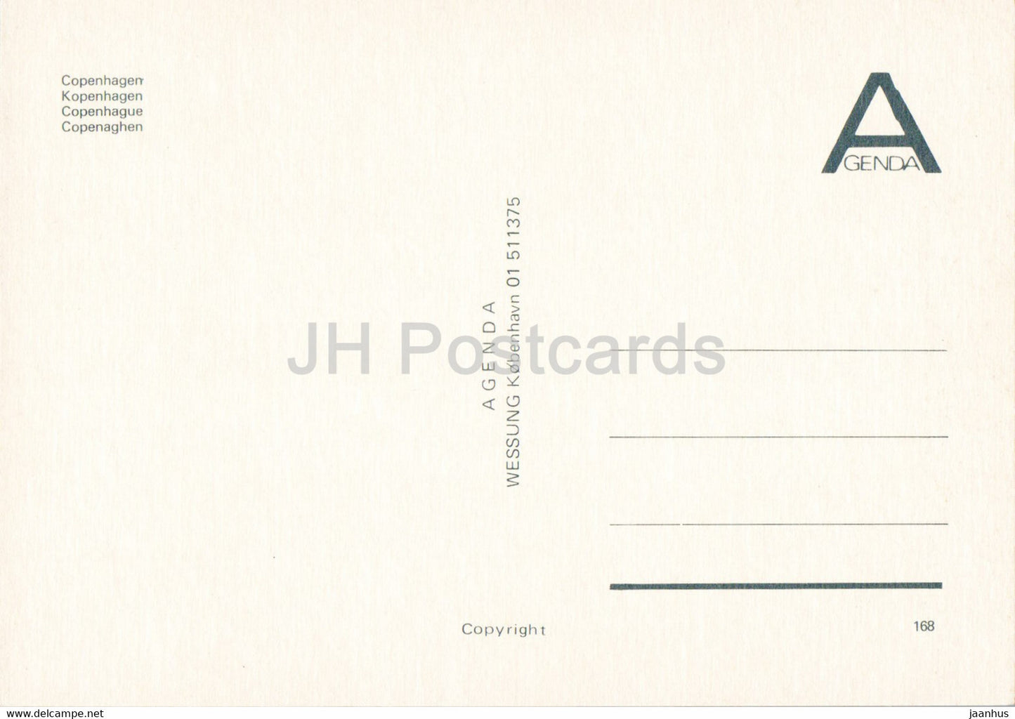 Copenhague - Vues sur la ville - Petite Sirène - multiview - 168 - Danemark - inutilisé