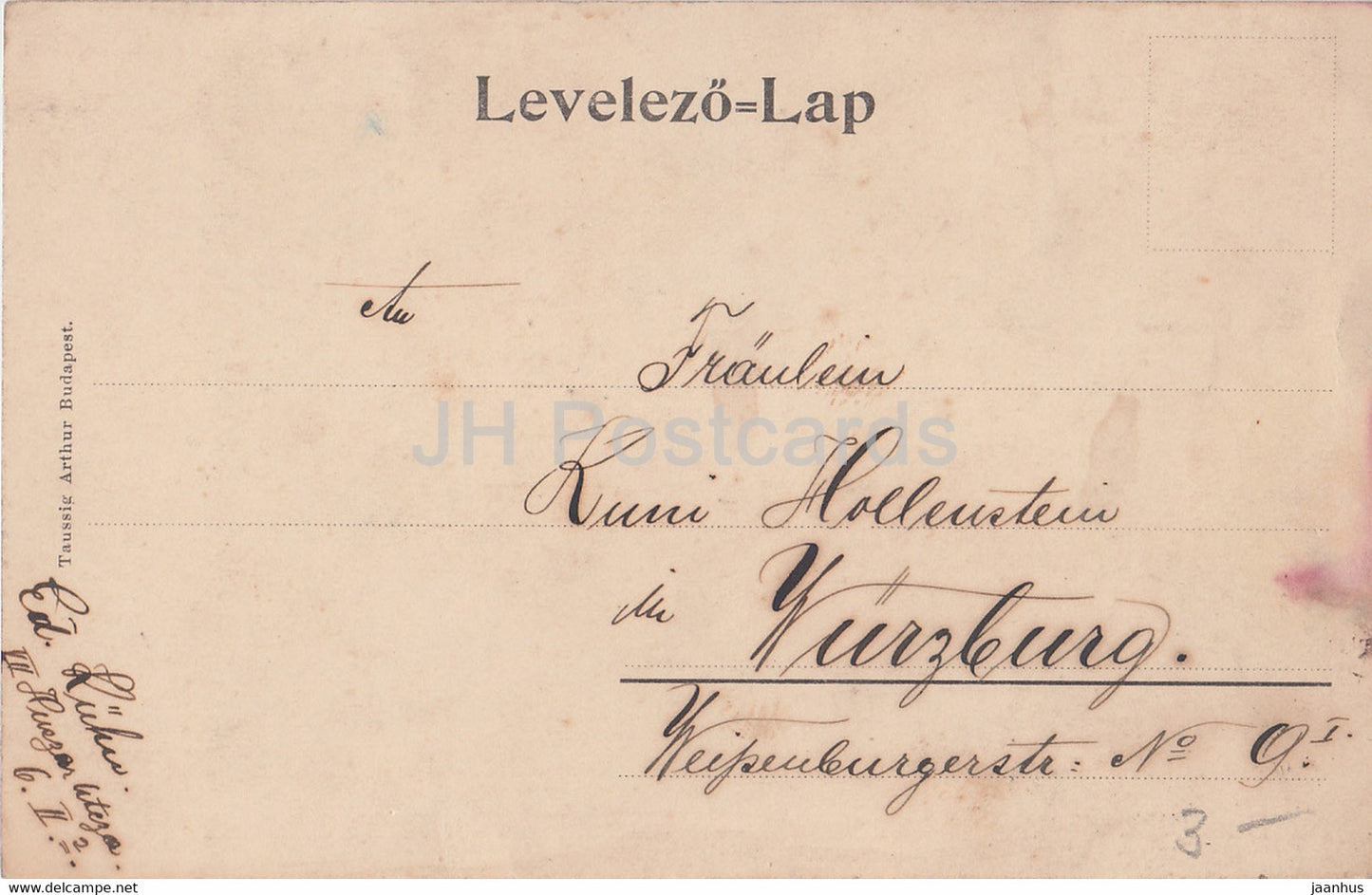 Budapest - Margitszigeti vizeses - Wasserfall auf der Margareteninsel - old postcard - Hungary - used