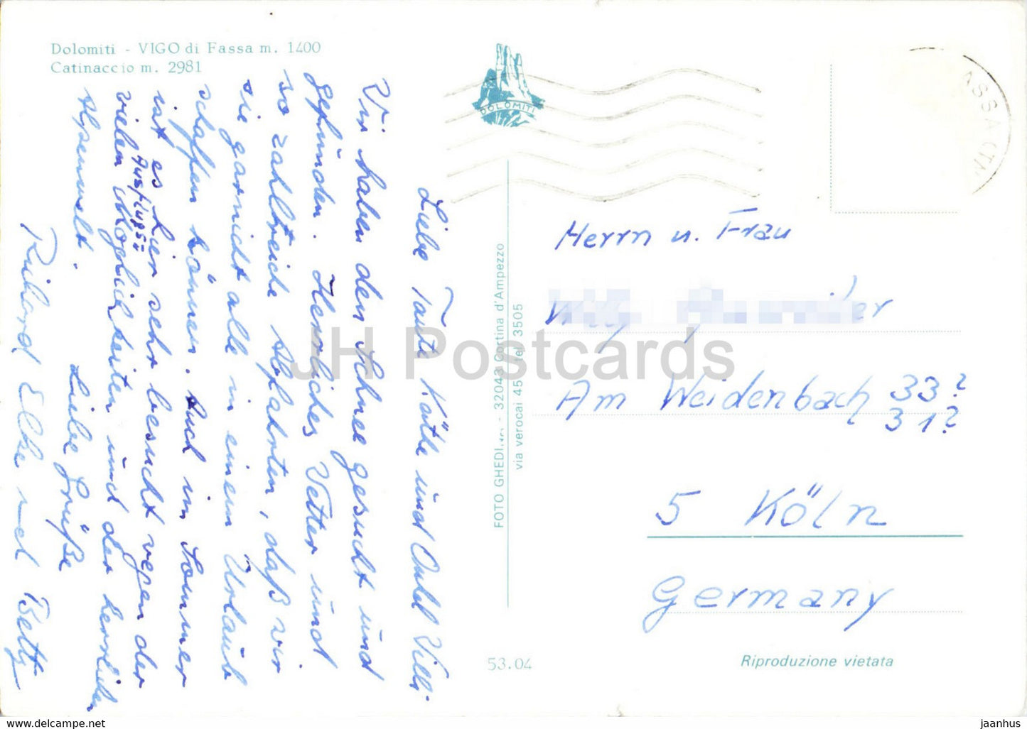 Dolomiti - Vigo di Fassa - Catinaccio 2981 m - Italie - occasion