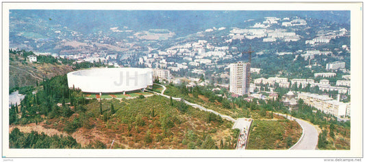 Memorial in honor of Civil War and WWII heroes on the Hill of Glory - Yalta - Crimea - Ukraine USSR - unused - JH Postcards