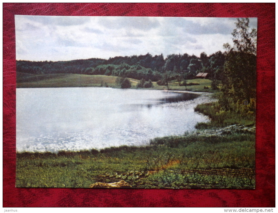 Lake Valgejärv at Rõuge - Estonian lakes - 1979 - Estonia - USSR - unused - JH Postcards