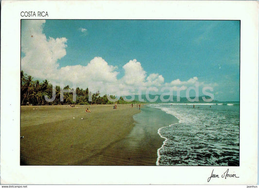Playa de Jaco - photo by Jean Mercier - beach - 1991 - Costa Rica - used