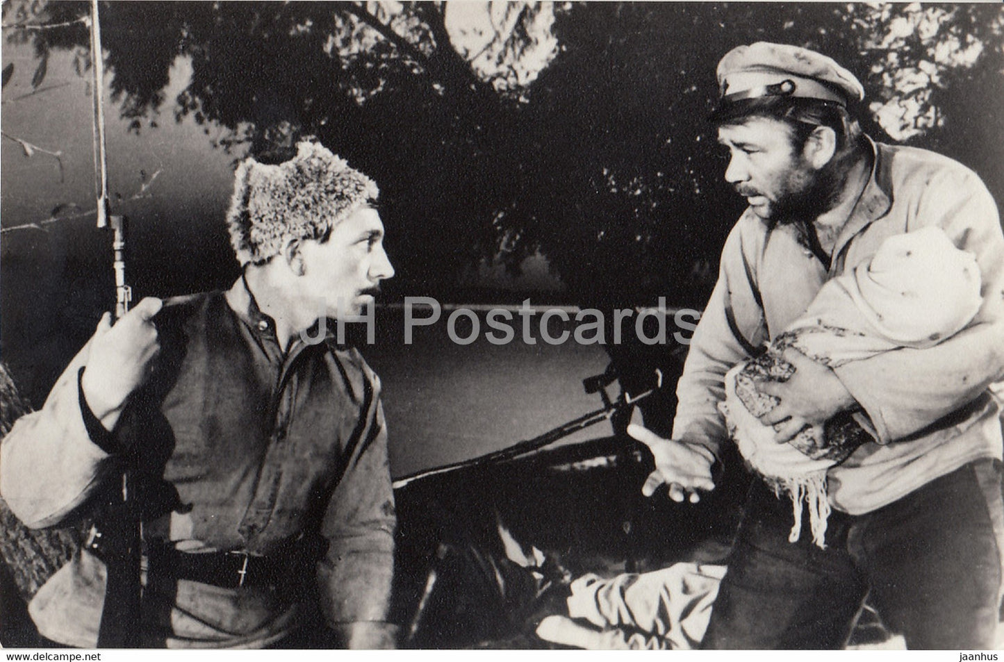 Don Tale - Movie - Evgenyi Leonov - soldier - baby - 1980 - Russia USSR - unused - JH Postcards