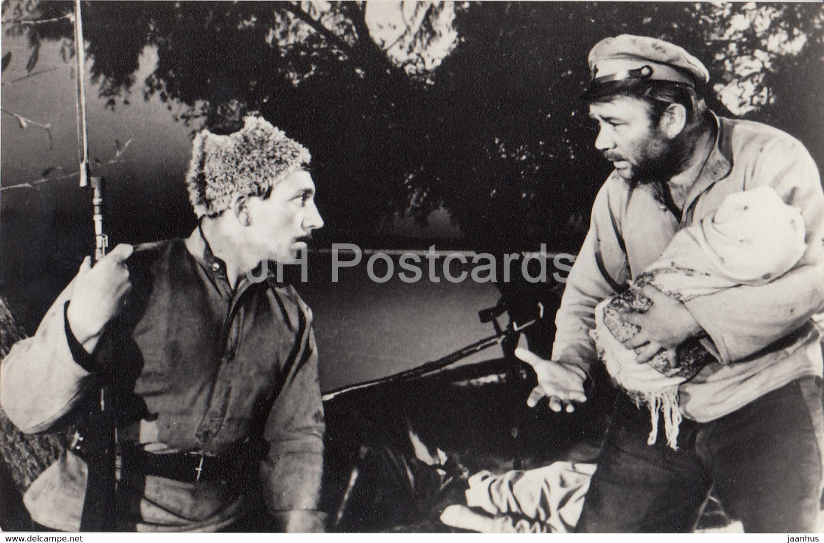 Don Tale - Movie - Evgenyi Leonov - soldier - baby - 1980 - Russia USSR - unused - JH Postcards