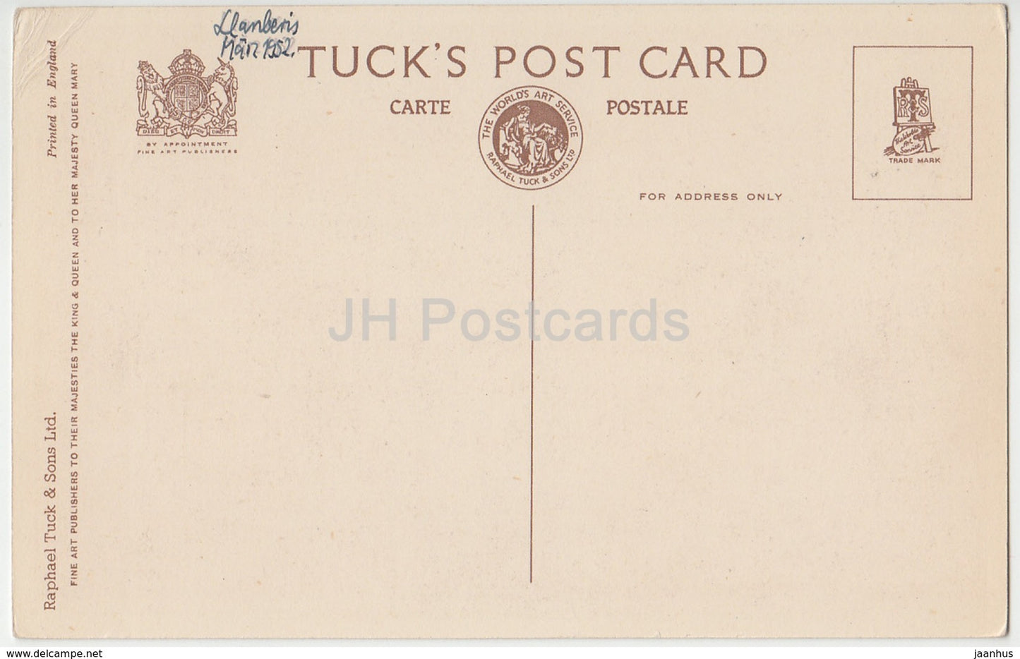 Looking Down the Llanberis Pass from the Pen-Y-Pass hotel - Snowdonia - SDA 22 - 1952 - United Kingdom - Wales - used