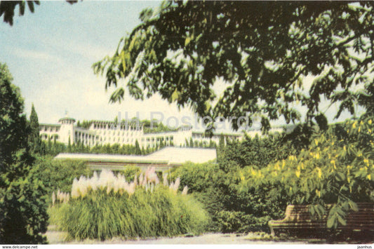 Miskhor - sanatorium Girsky - 1 - Crimea - 1968 - Ukraine USSR - unused - JH Postcards