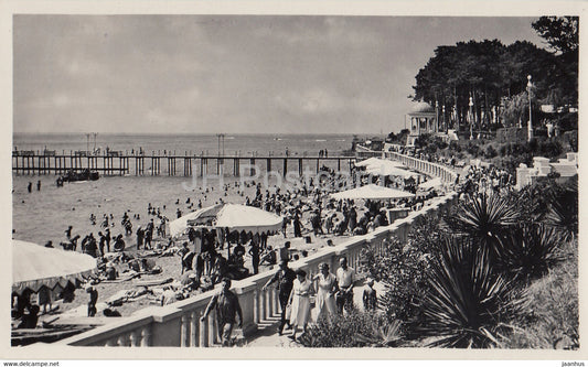Sochi - Frunze City Beach - 1962 - Russia USSR - unused - JH Postcards