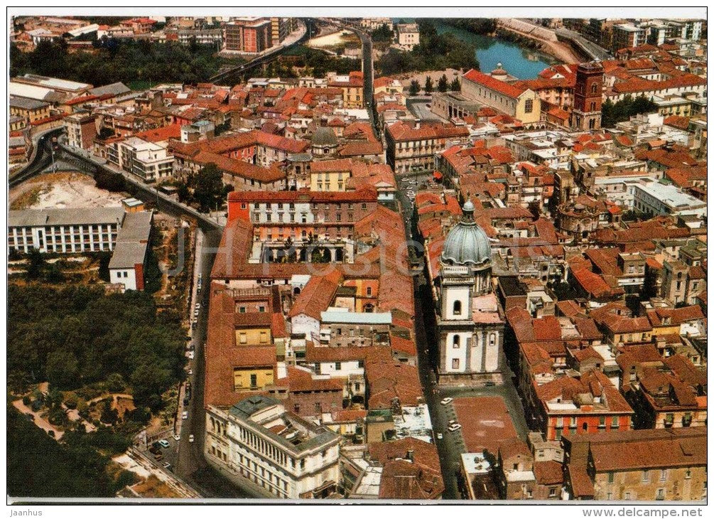 dall´alto , Ospedale F. Palasciano e corso Appio - hospital - Capua - Campania - Italia - Italy - unused - JH Postcards
