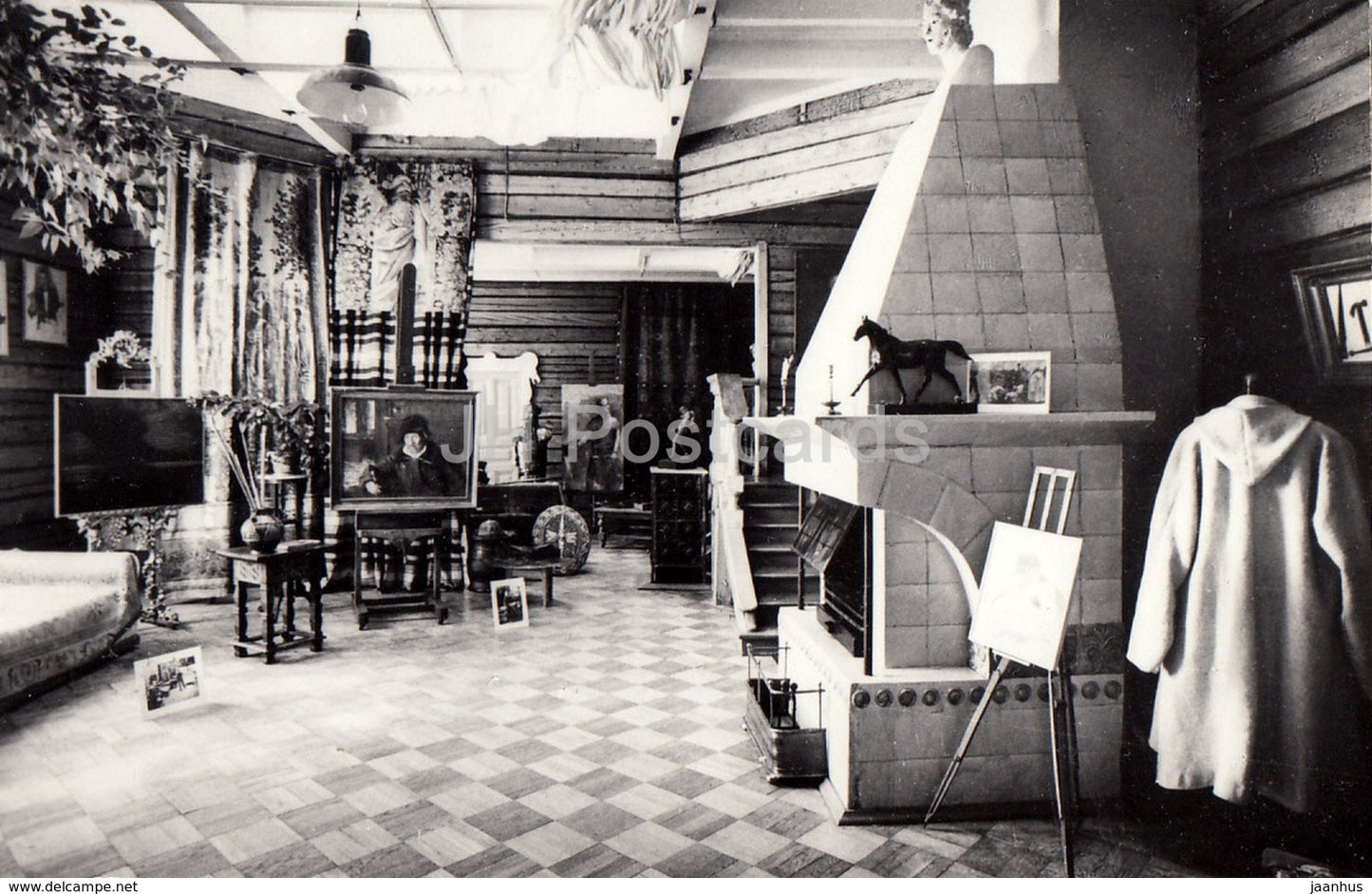 Russian Artist Repin Museum in Penaty - Winter Workshop I - 1979 - Russia USSR - unused - JH Postcards