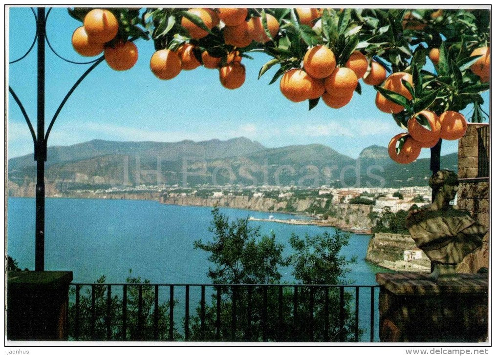 panorama - orange - Sorrento - Napoli - Campania - SOR 34/67 - Italia - Italy - unused - JH Postcards