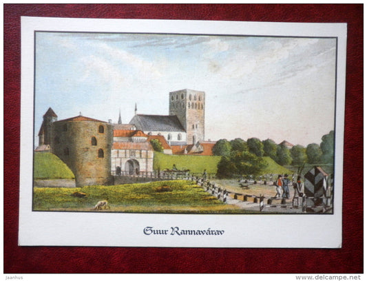 Great Coastal Gate - Tallinn - REPRODUCTION! - 1969 - Estonia USSR - unused - JH Postcards